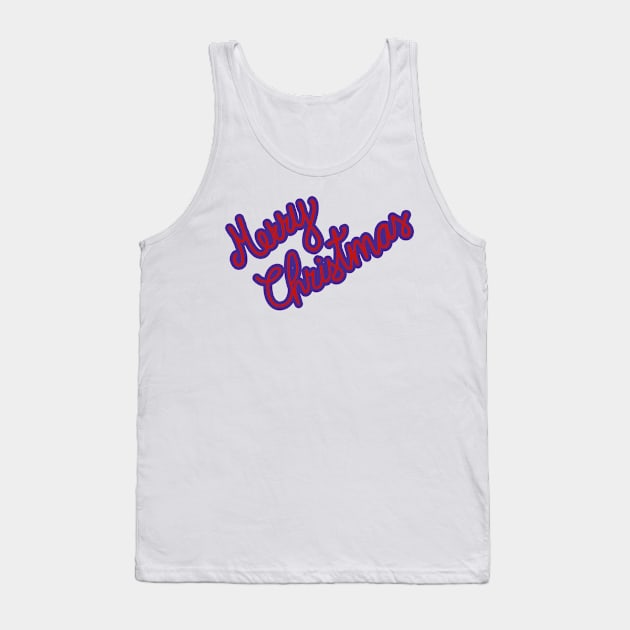 Flashy purple Christmas sign Tank Top by Missing.In.Art